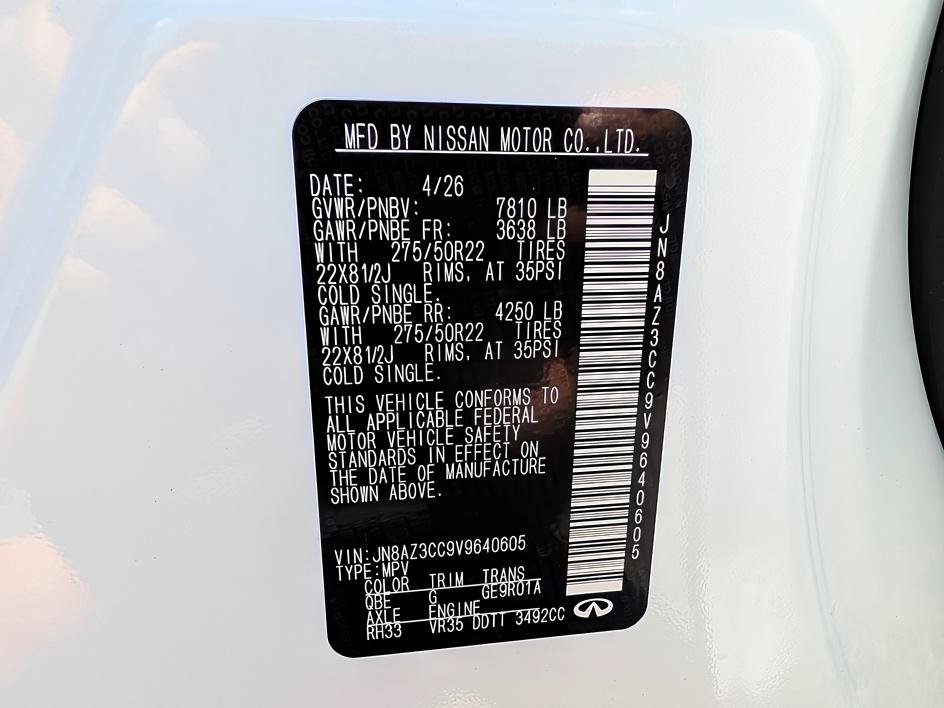 New 2027 INFINITI QX80 Autograph AWD/4WD image 26