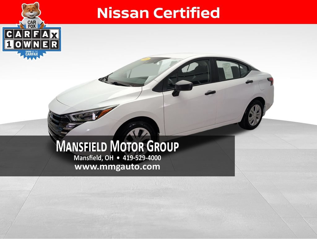 Certified 2025 Nissan Versa S w/ Trunk Package