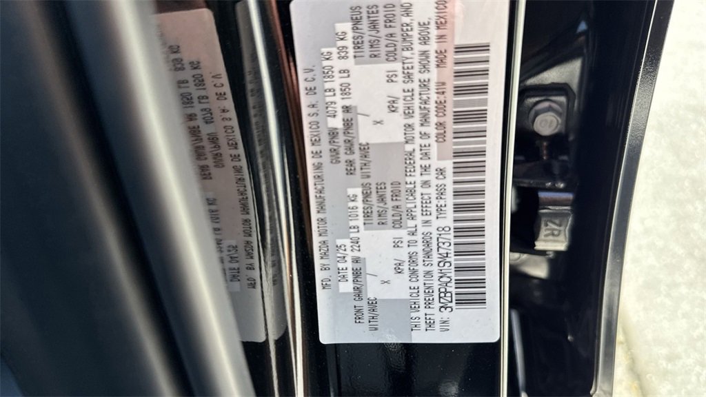 New 2025 MAZDA MAZDA3 s image 61