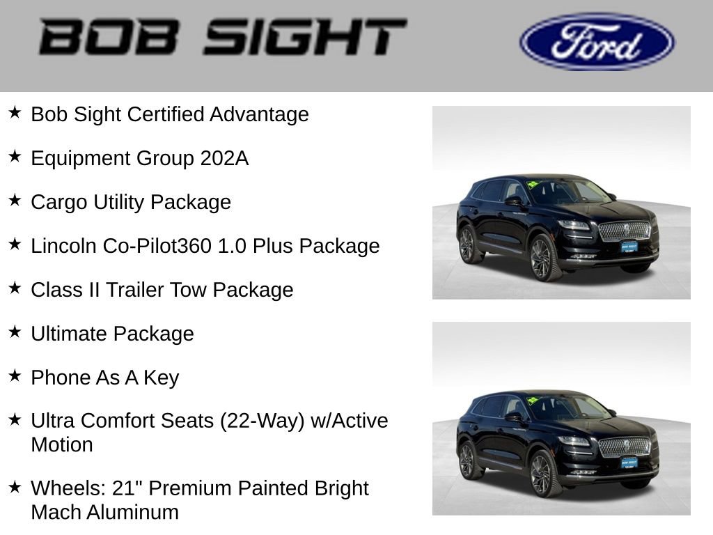 Used 2022 Lincoln Nautilus Reserve w/ Equipment Group 202A image 3