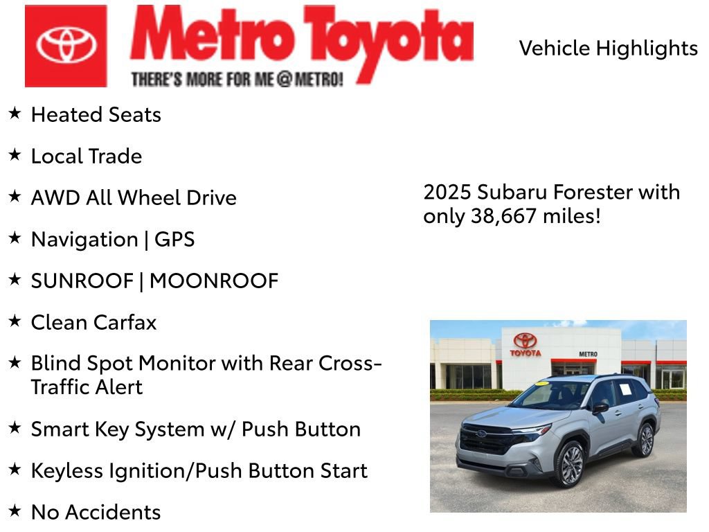 Used 2025 Subaru Forester Touring AWD/4WD image 8