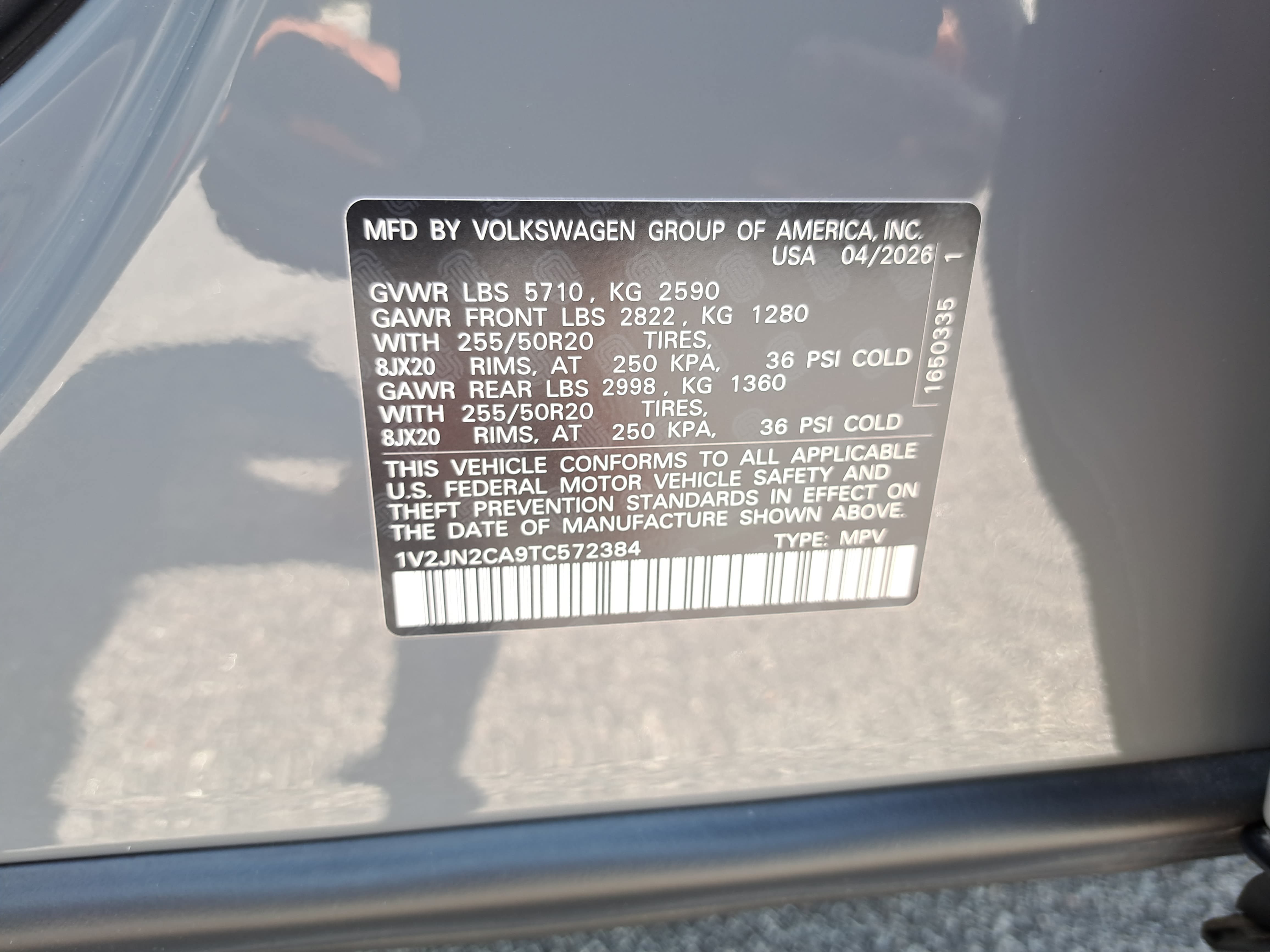 New 2026 Volkswagen Atlas SE FWD image 35