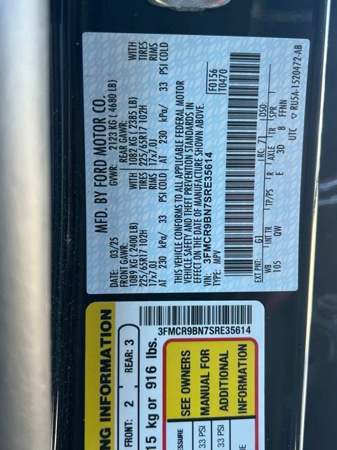 Used 2025 Ford Bronco Sport Big Bend AWD/4WD image 37