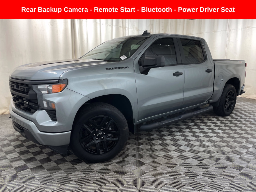 Certified 2024 Chevrolet Silverado 1500 Custom w/ Rally Edition AWD/4WD image 1