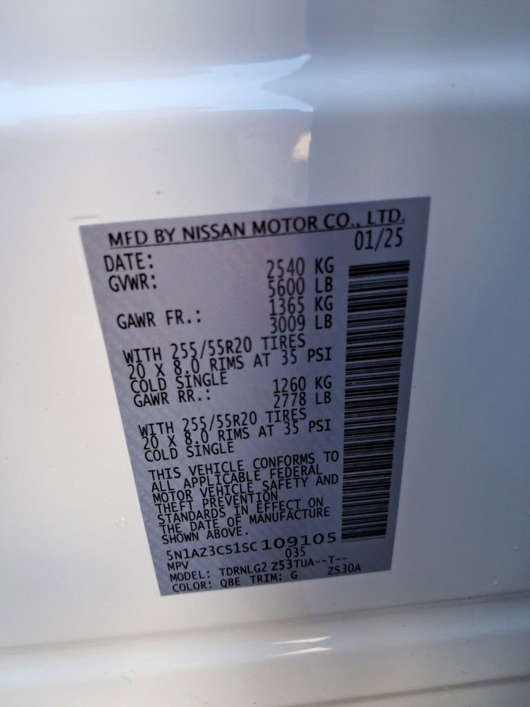 New 2025 Nissan Murano SL image 31