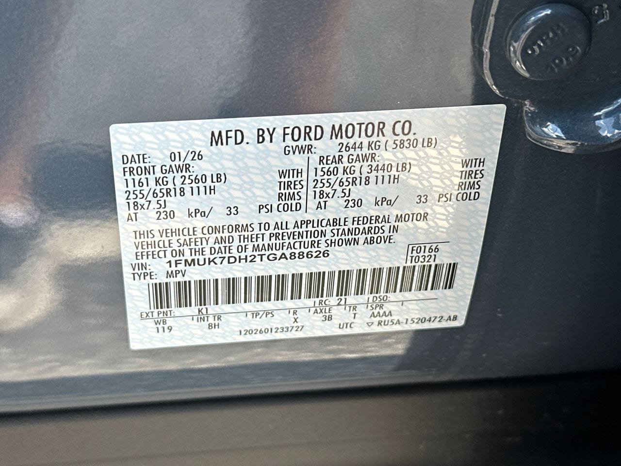 New 2026 Ford Explorer Active RWD image 33