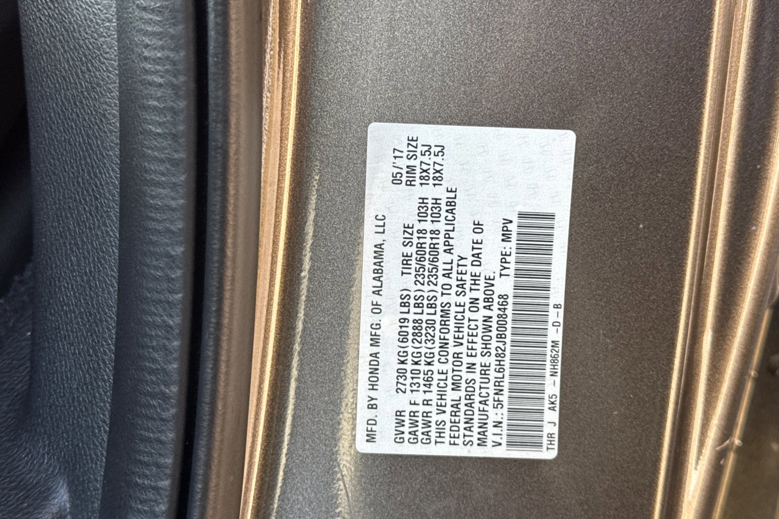 Used 2018 Honda Odyssey Touring image 28