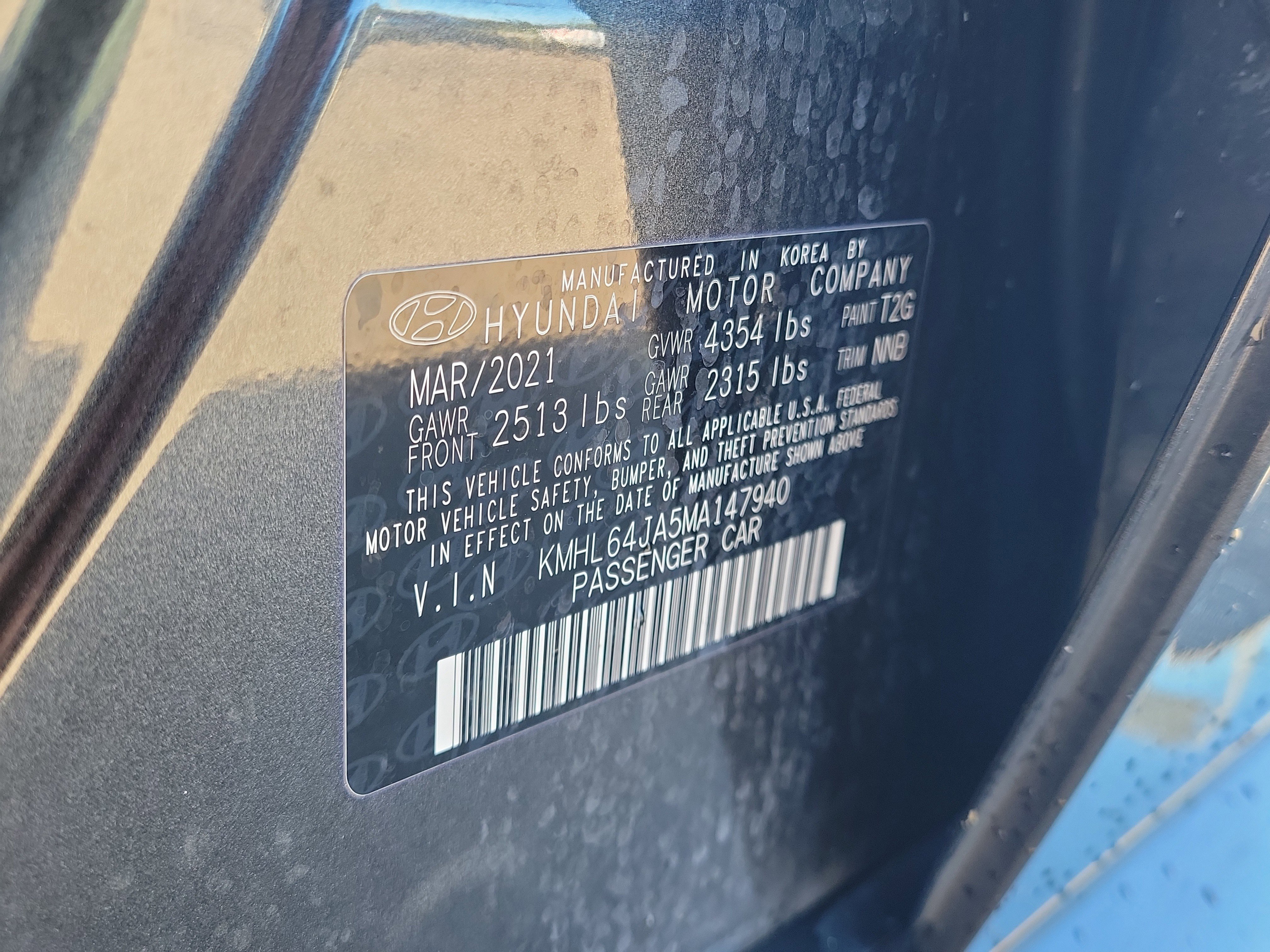 Certified 2021 Hyundai Sonata SEL w/ Preferred Accessory Package image 29