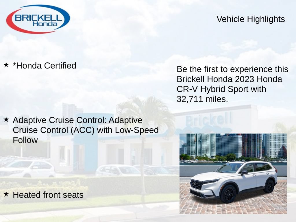 Certified 2023 Honda CR-V Sport image 8