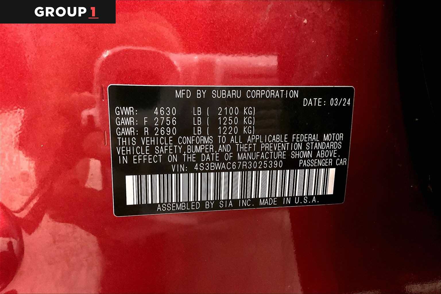 Used 2024 Subaru Legacy Premium AWD/4WD image 36