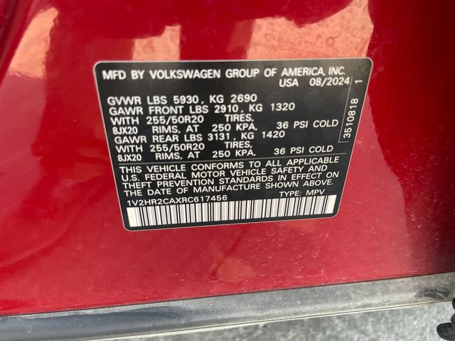 Used 2024 Volkswagen Atlas SE AWD/4WD image 30