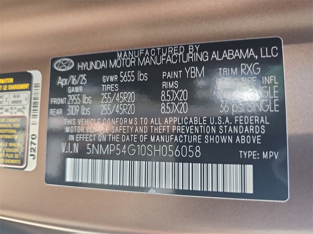 New 2025 Hyundai Santa Fe Calligraphy image 38