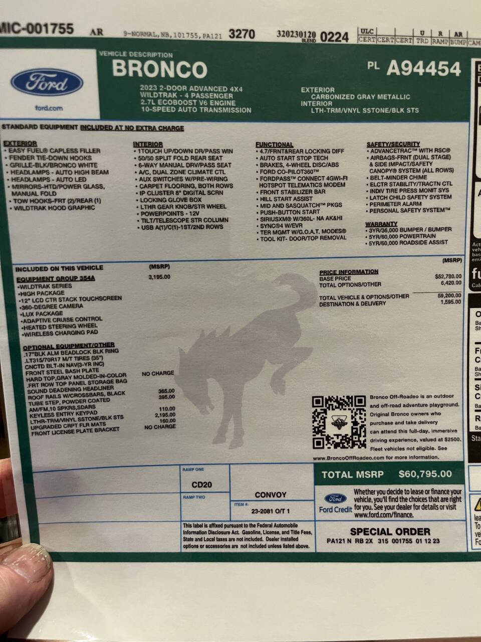 Used 2023 Ford Bronco Wildtrak image 24