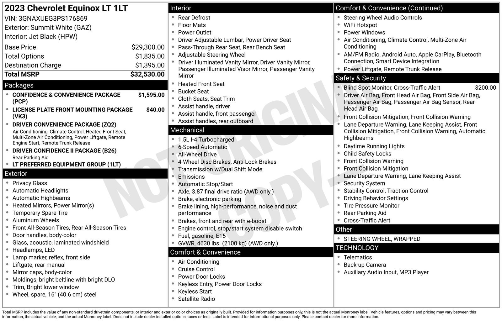 Used 2023 Chevrolet Equinox LT image 2