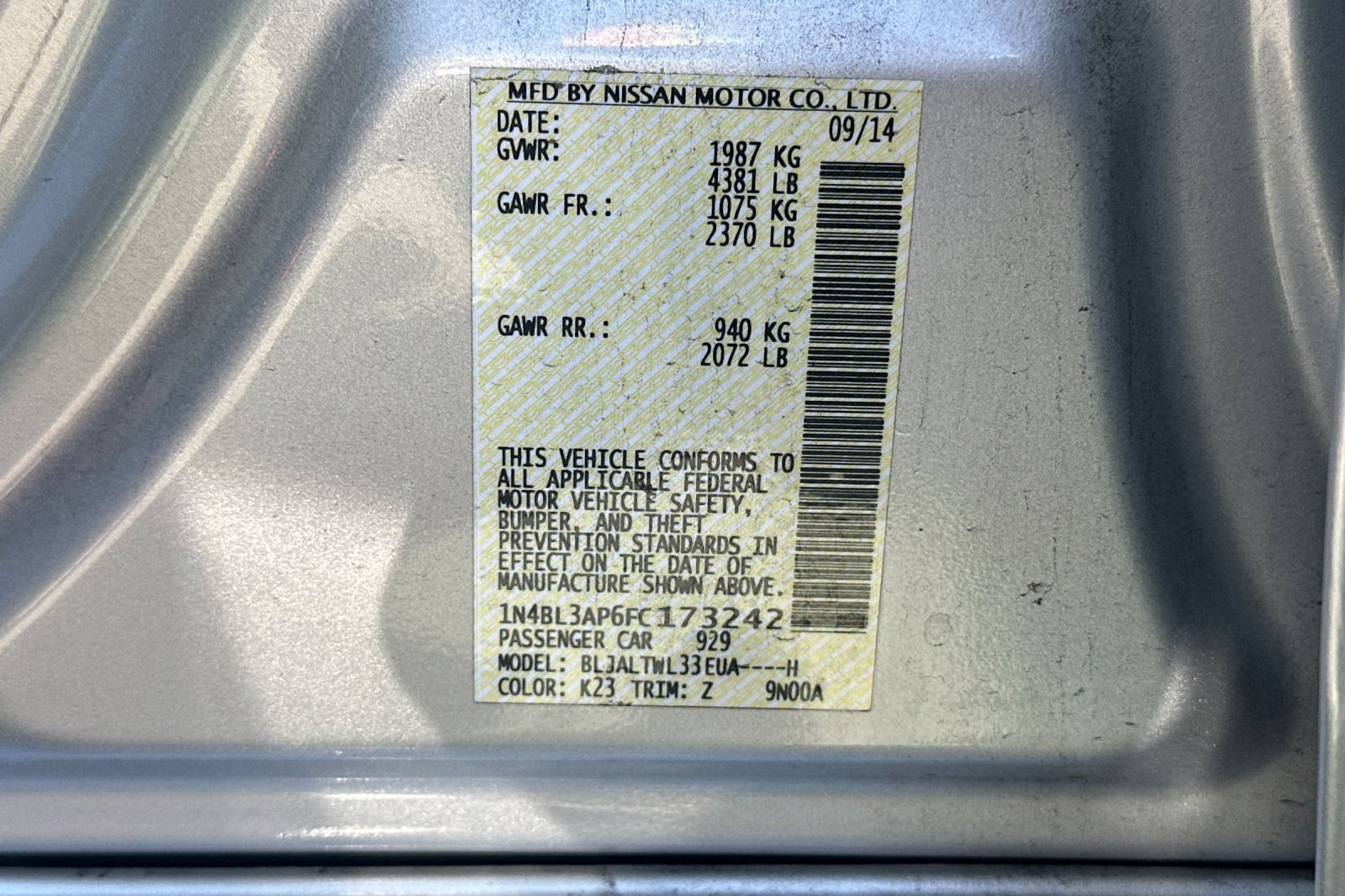 Used 2015 Nissan Altima 3.5 SL FWD image 29