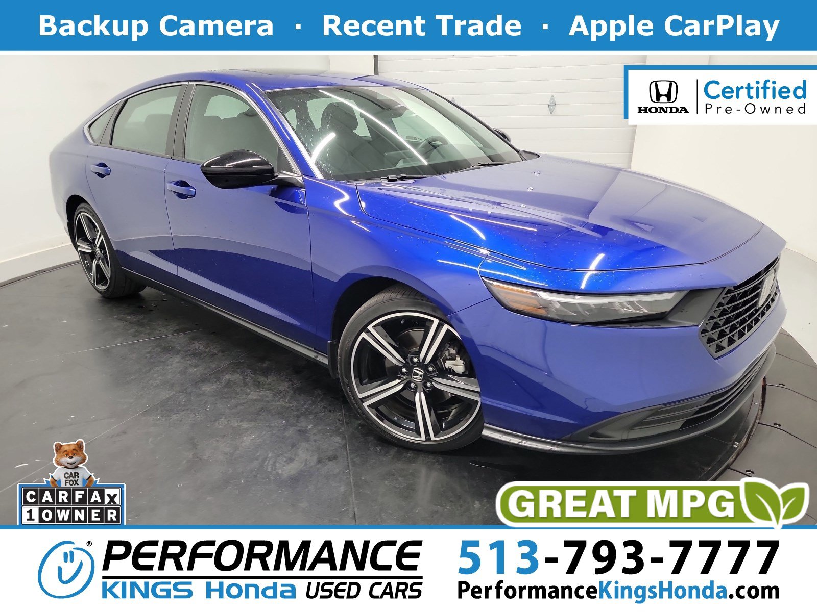 Certified 2024 Honda Accord Sport