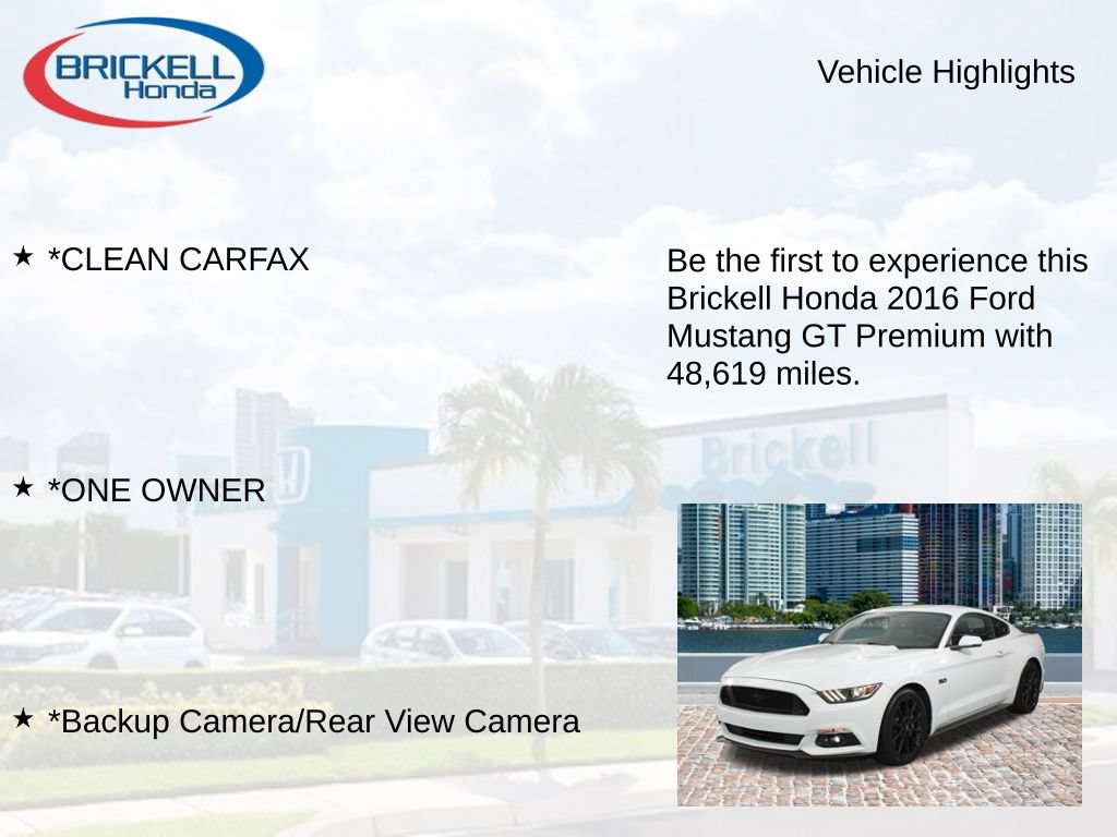 Used 2016 Ford Mustang GT Premium w/ Equipment Group 401A RWD image 8