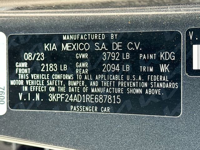 Certified 2024 Kia Forte LX image 28