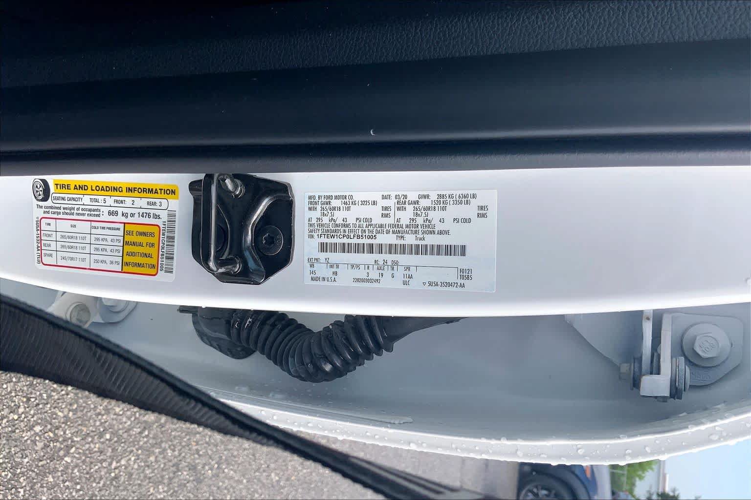 Certified 2020 Ford F150 Lariat w/ Equipment Group 502A Luxury RWD image 32