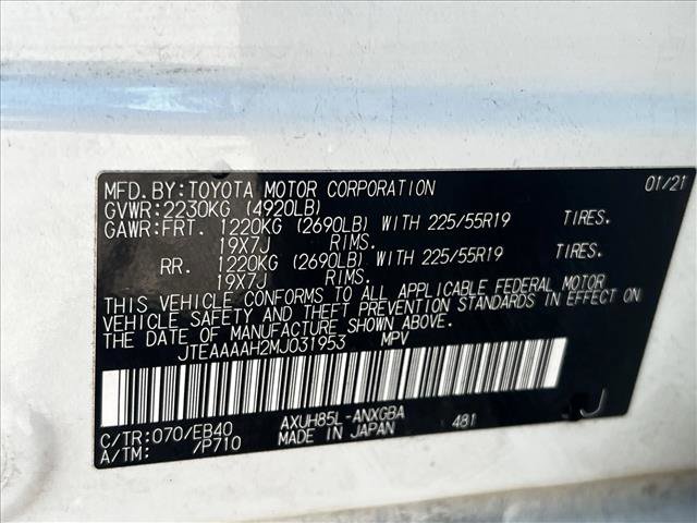 Certified 2021 Toyota Venza XLE w/ Carpet Mat Package (TMS) image 27