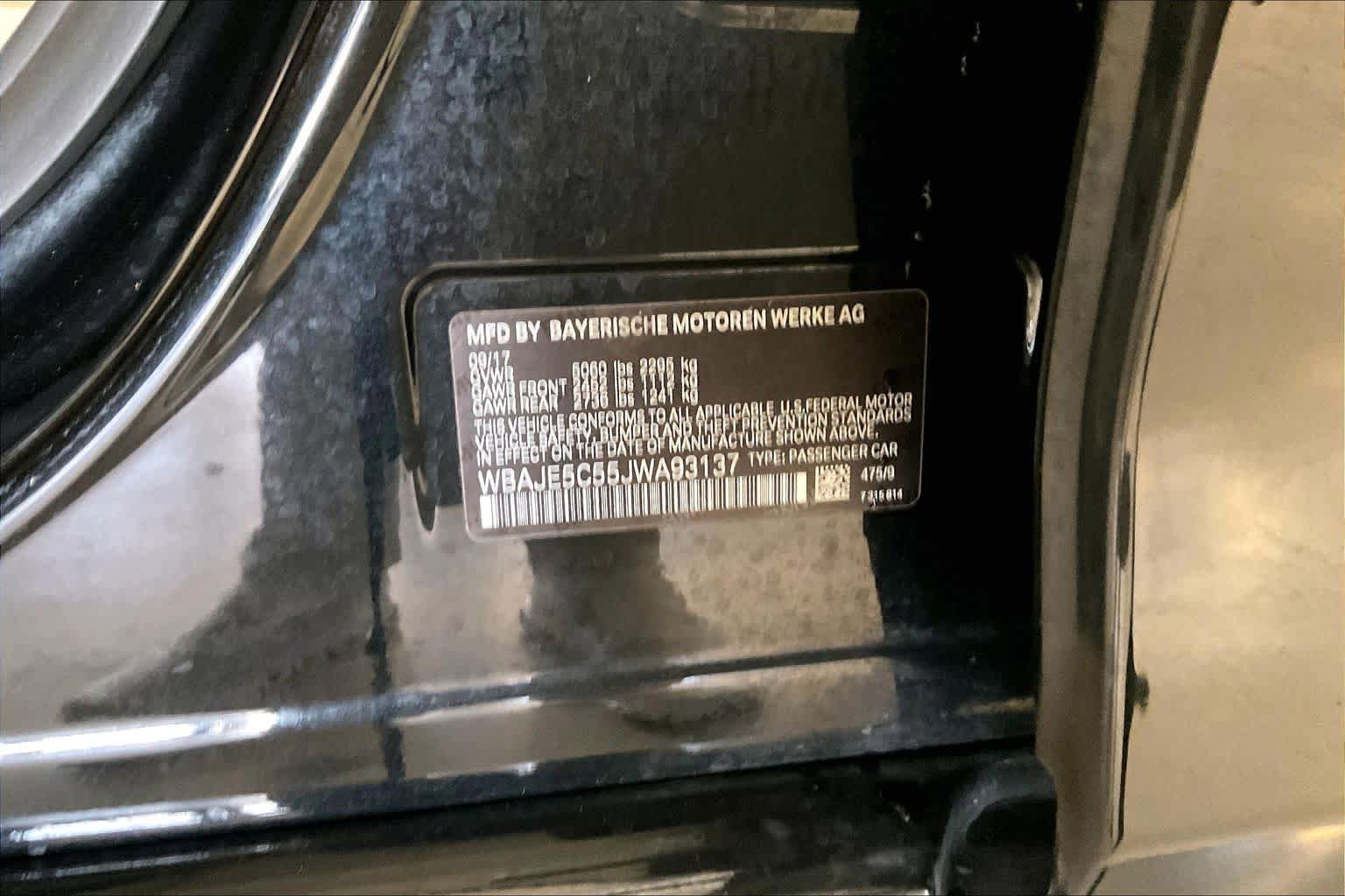 Used 2018 BMW 540i RWD image 31
