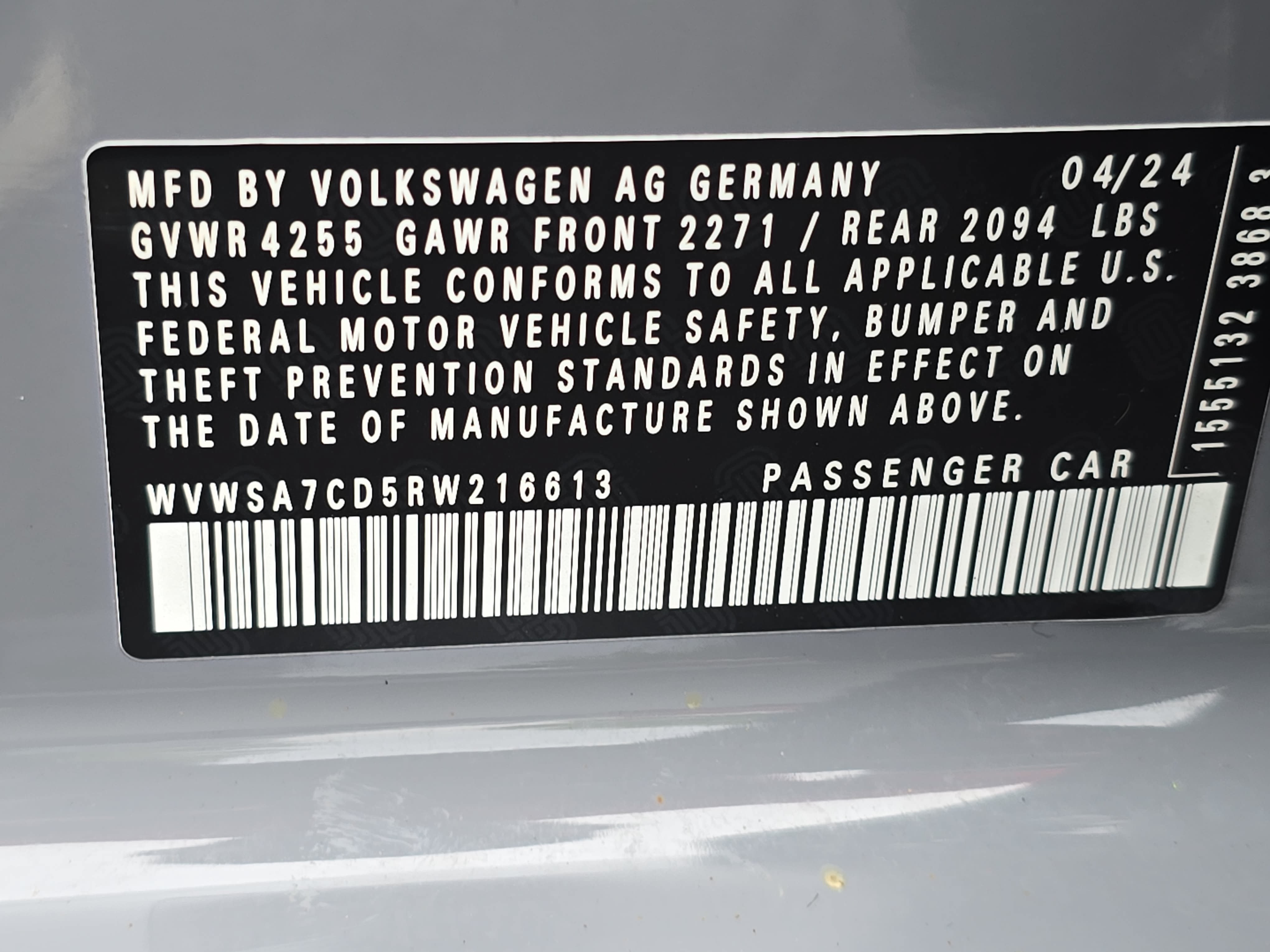 Used 2024 Volkswagen GTI SE FWD image 35