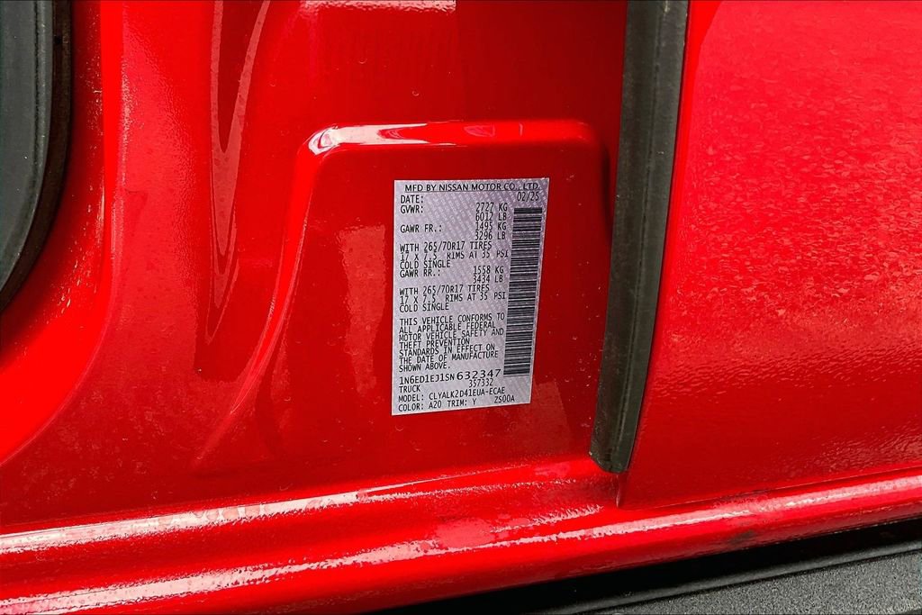 Used 2025 Nissan Frontier Pro-X w/ Pro Premium Package image 44