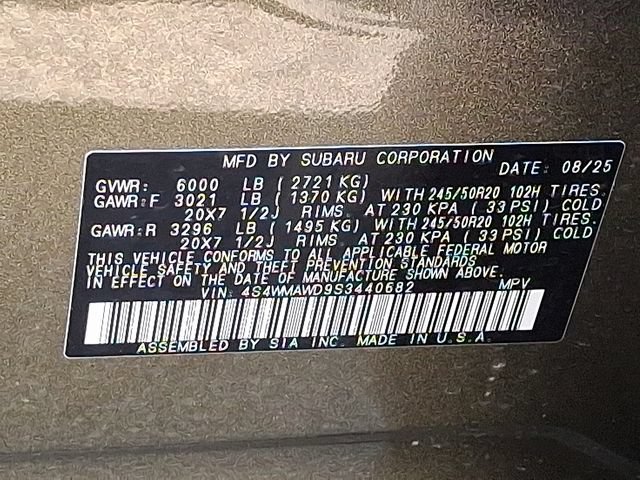 Certified 2025 Subaru Ascent Bronze Edition AWD/4WD image 27