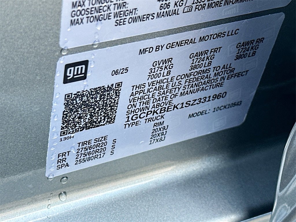 New 2025 Chevrolet Silverado 1500 Custom w/ Rally Edition image 20