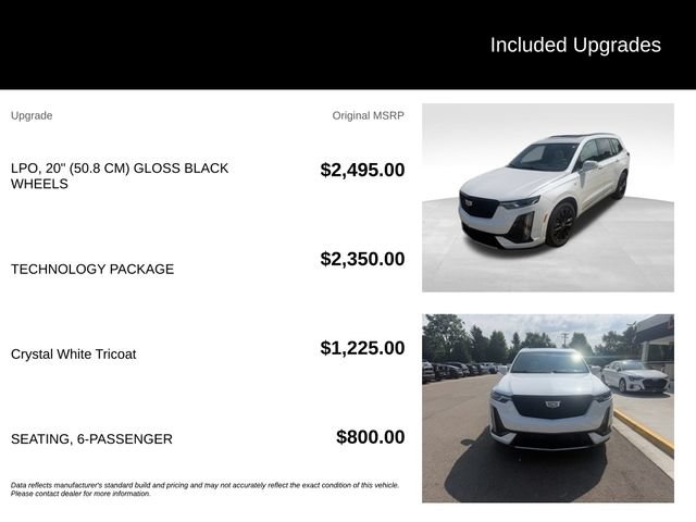 Used 2024 Cadillac XT6 Sport w/ Technology Package AWD/4WD image 8