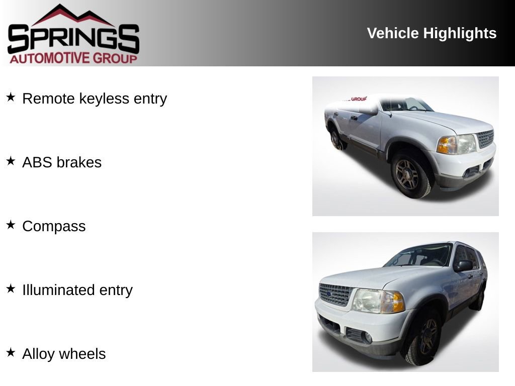 Used 2003 Ford Explorer XLT image 2