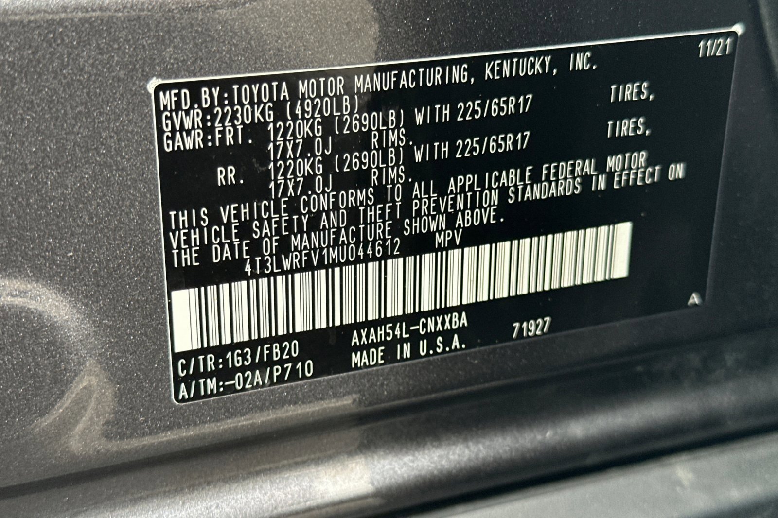 Certified 2021 Toyota RAV4 LE AWD/4WD image 28