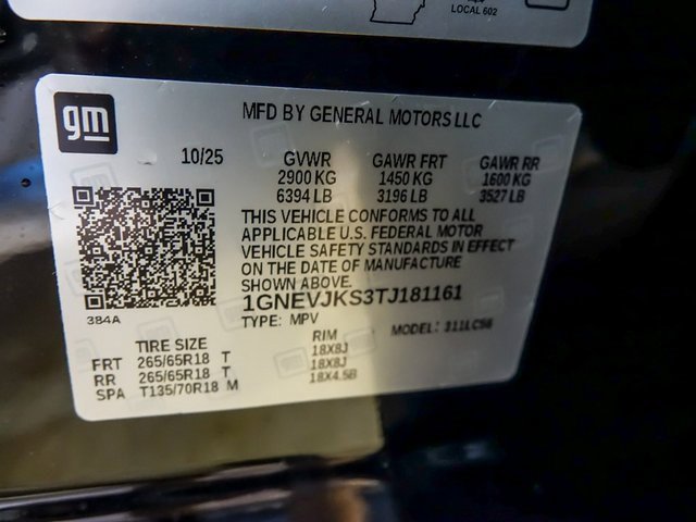 New 2026 Chevrolet Traverse Z71 w/ LPO, Floor Liner Package image 27