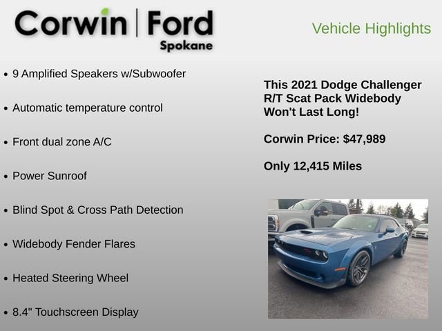 Used 2021 Dodge Challenger R/T Scat Pack RWD image 6