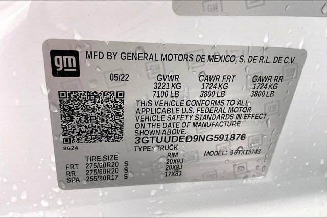 Used 2022 GMC Sierra 1500 SLT w/ SLT Premium Plus Package image 34