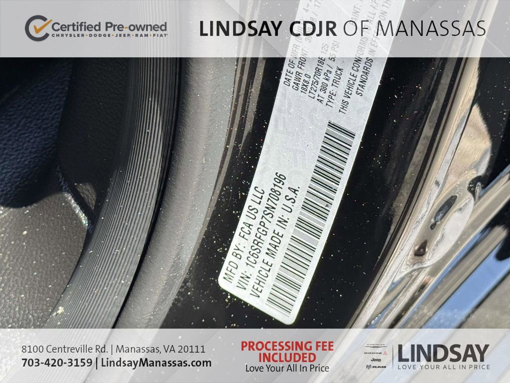 Used 2025 RAM 1500 Classic Warlock AWD/4WD image 33