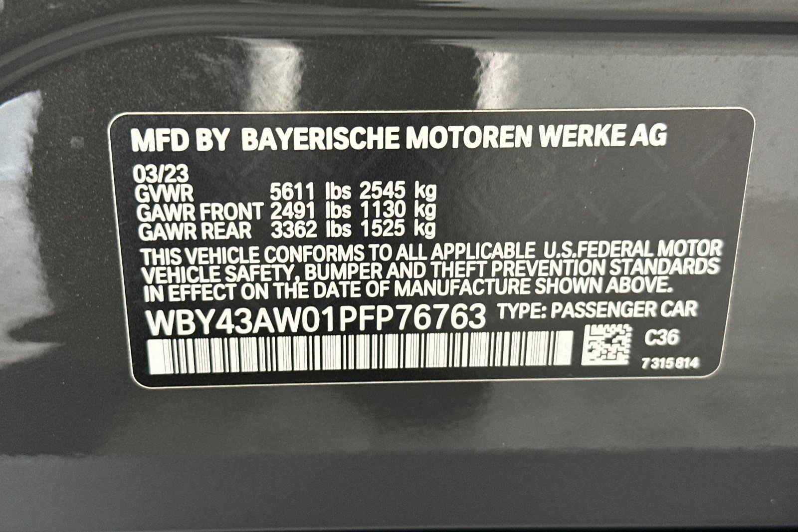 Certified 2023 BMW i4 eDrive35 w/ Premium Package RWD image 19