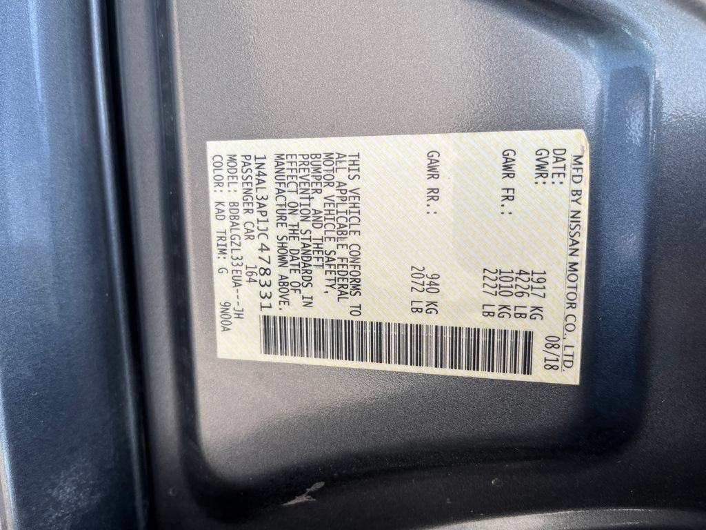 Used 2018 Nissan Altima 2.5 S w/ S Convenience Package FWD image 31