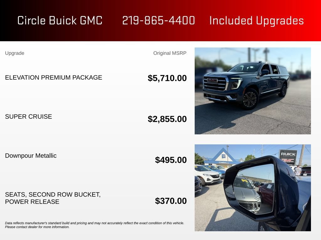 New 2026 GMC Yukon XL Elevation w/ Elevation Premium Package AWD/4WD image 3