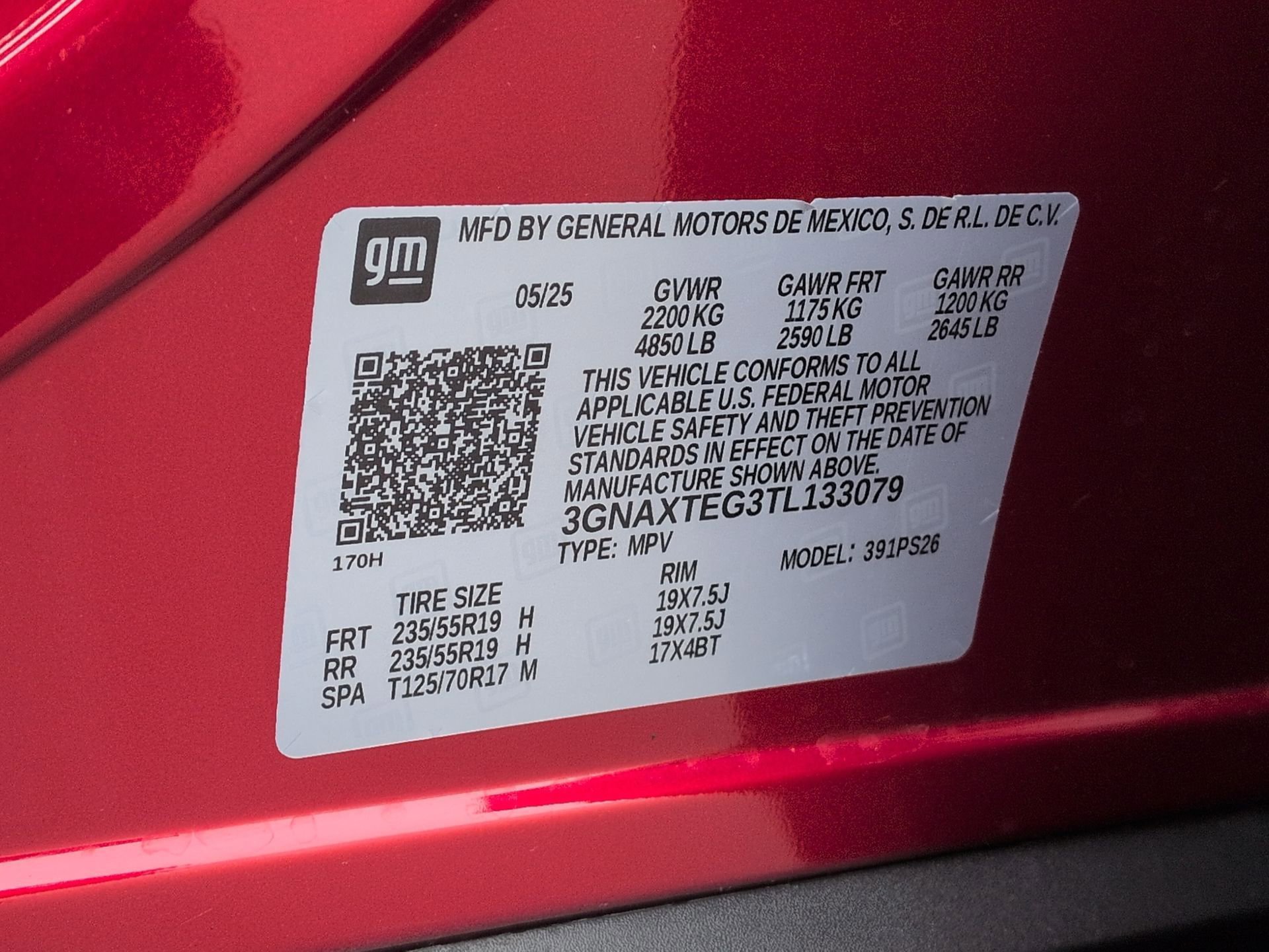 Certified 2026 Chevrolet Equinox RS w/ LPO, Floor Liner Package image 34