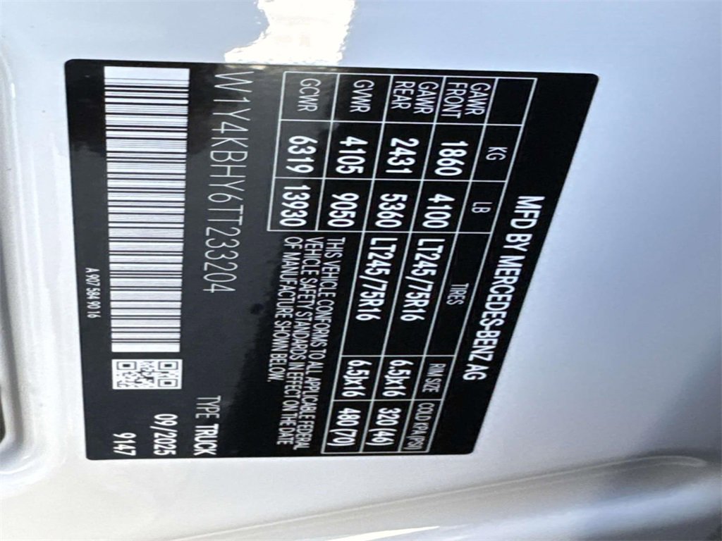 New 2026 Mercedes-Benz Sprinter 2500 image 28