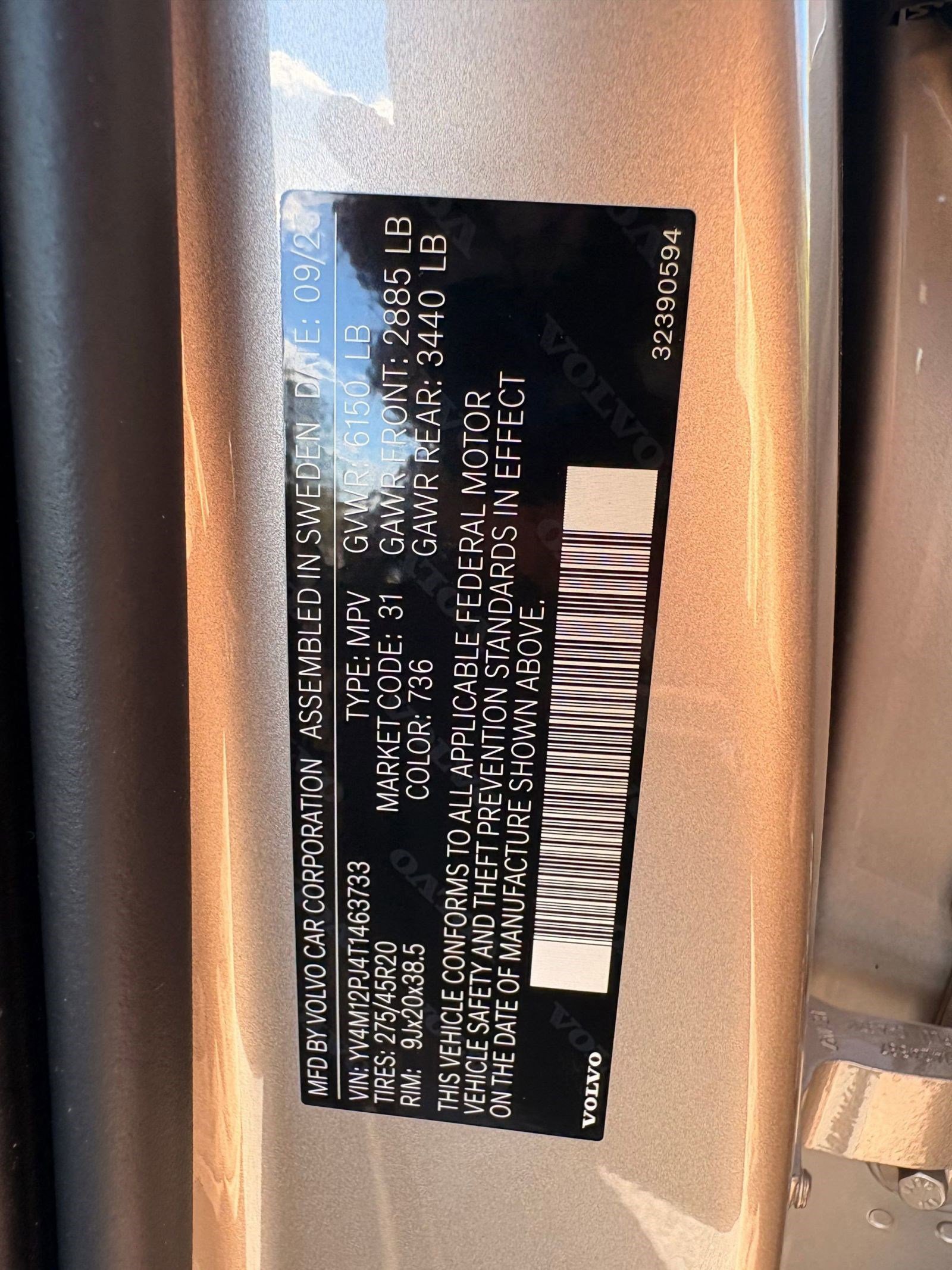 Certified 2026 Volvo XC90 B5 Core w/ Protection Package AWD/4WD image 21