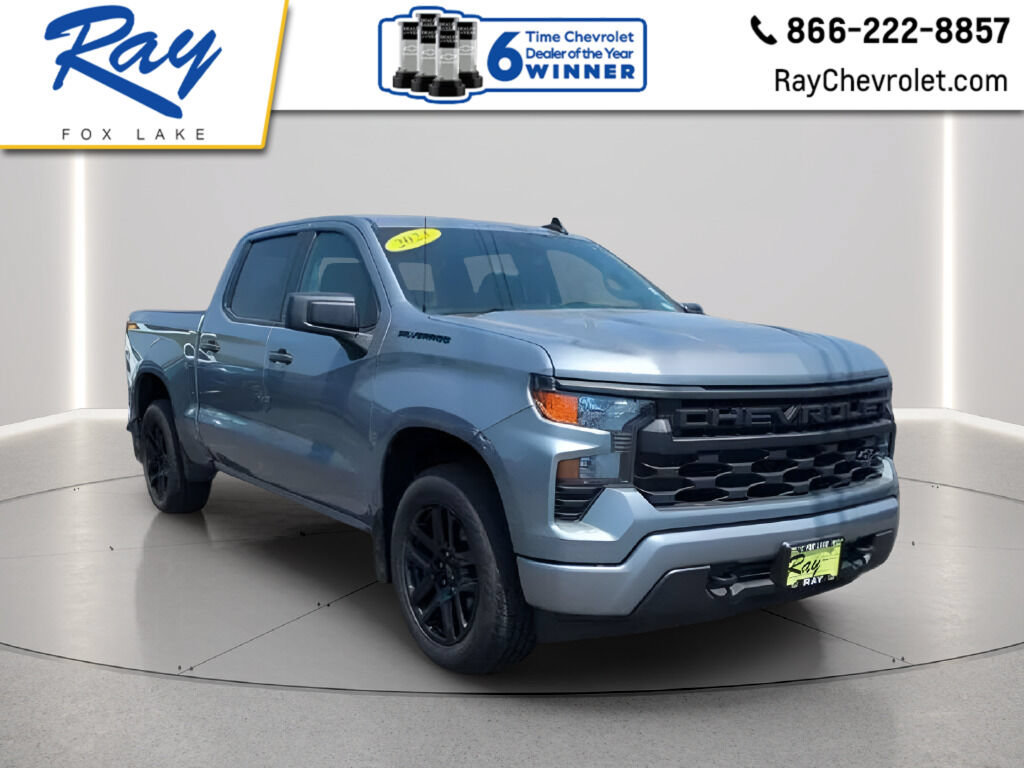 Used 2023 Chevrolet Silverado 1500 Custom w/ LPO, Dark Essentials Package