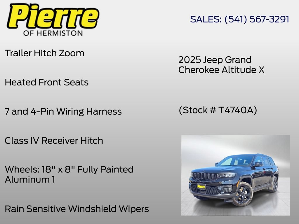 Used 2025 Jeep Grand Cherokee Altitude AWD/4WD image 36