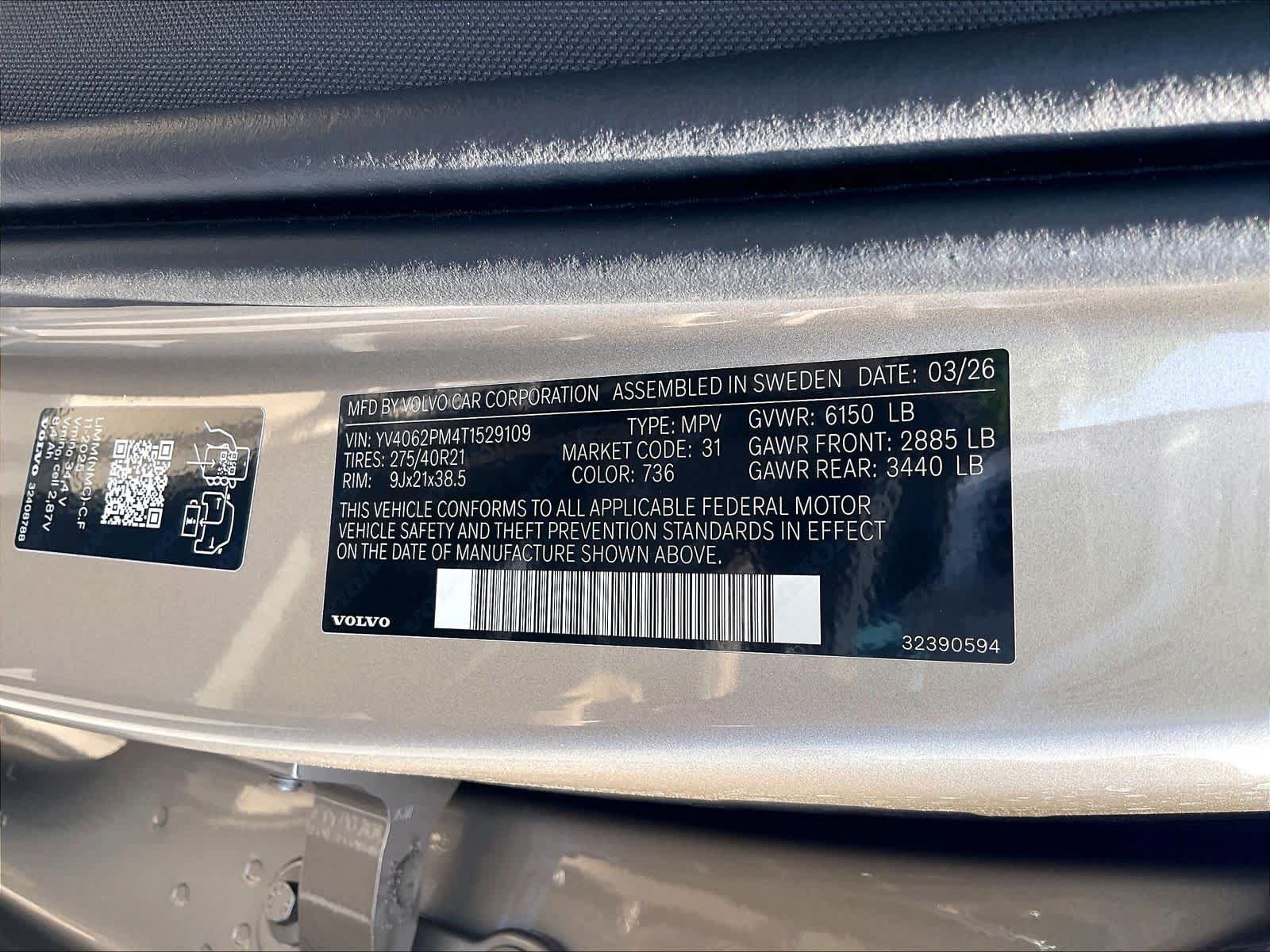 New 2026 Volvo XC90 B6 Ultra AWD/4WD image 36