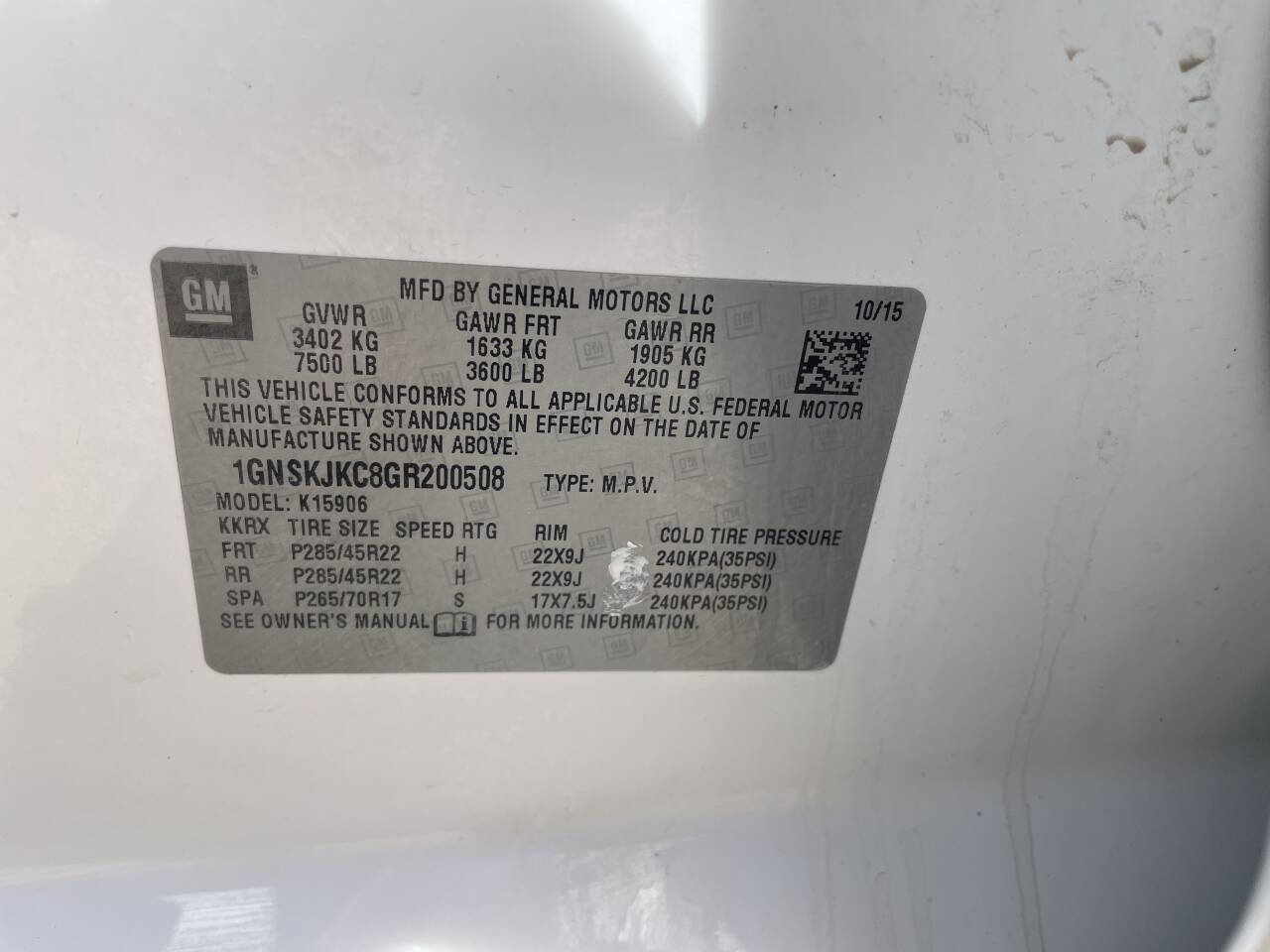 Used 2016 Chevrolet Suburban LTZ AWD/4WD image 46