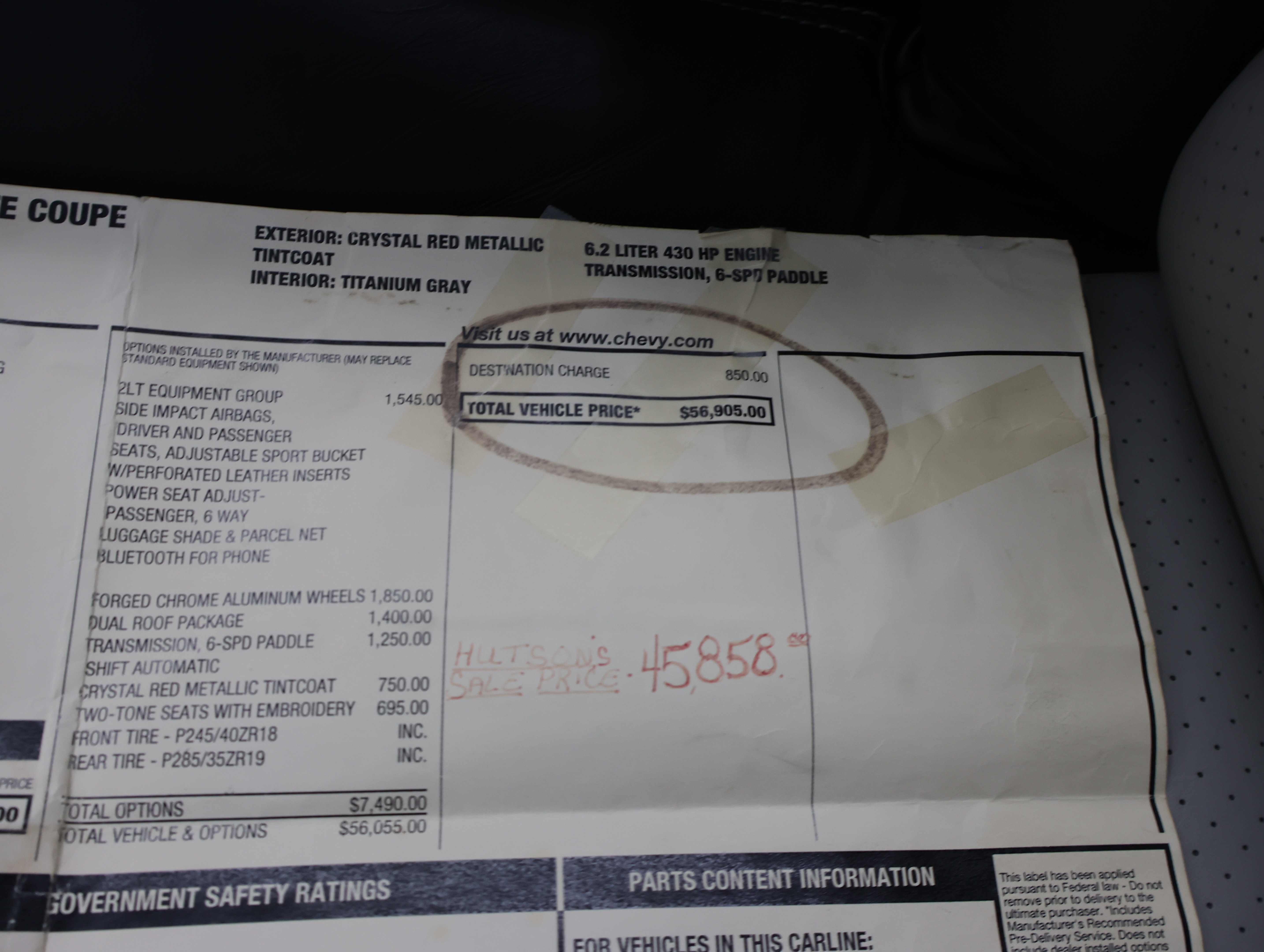 Used 2009 Chevrolet Corvette Coupe w/ Preferred Equipment Group RWD image 41