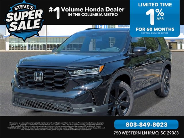 New 2025 Honda Pilot Black Edition