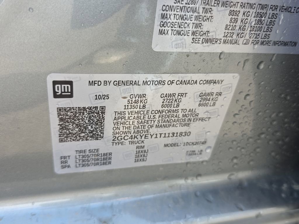 Used 2026 Chevrolet Silverado 2500 ZR2 w/ LPO, Dark Essentials Package image 20