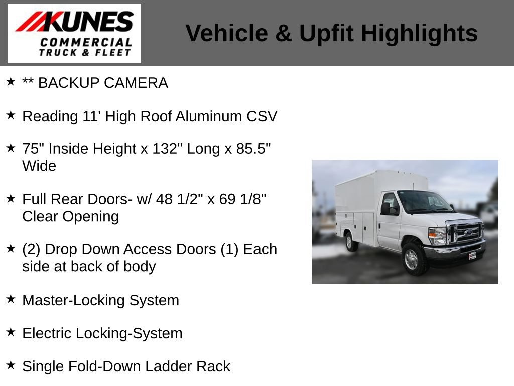 New 2025 Ford E-350 and Econoline 350 Super Duty w/ Power Equipment Group RWD image 3